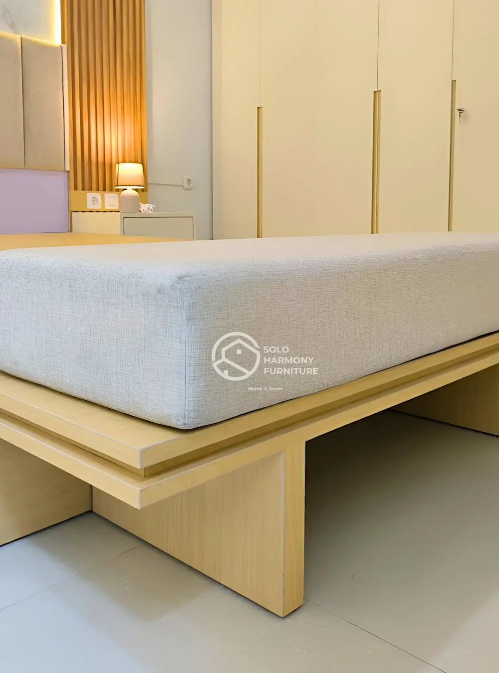 Set Kamar Tidur Utama Japandi Mewah — Interior foto 6 di Casablanca Signature Singopuran, Sukoharjo