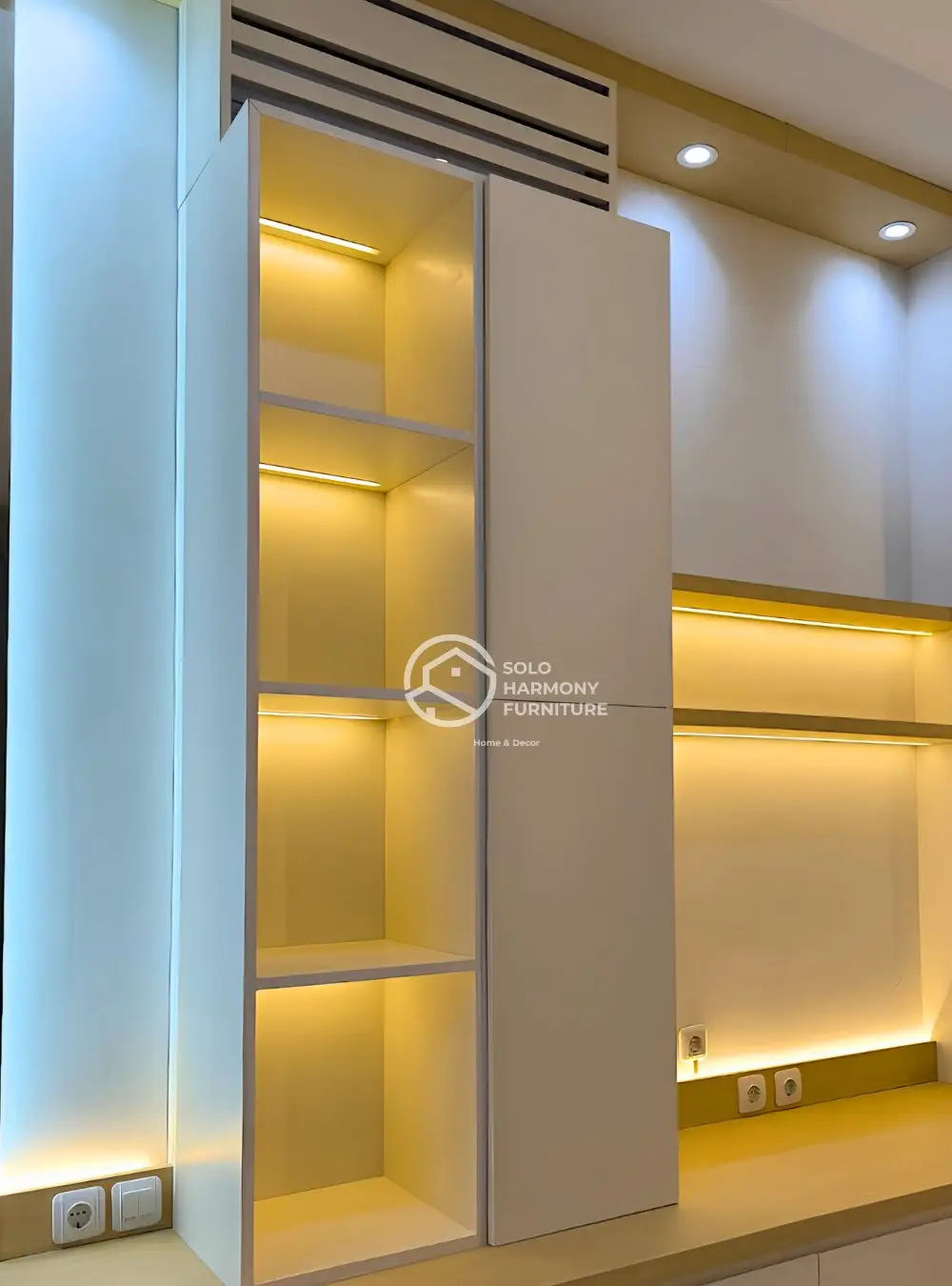 Set Kamar Tidur Utama Japandi Mewah — Interior foto 10 di Casablanca Signature Singopuran, Sukoharjo