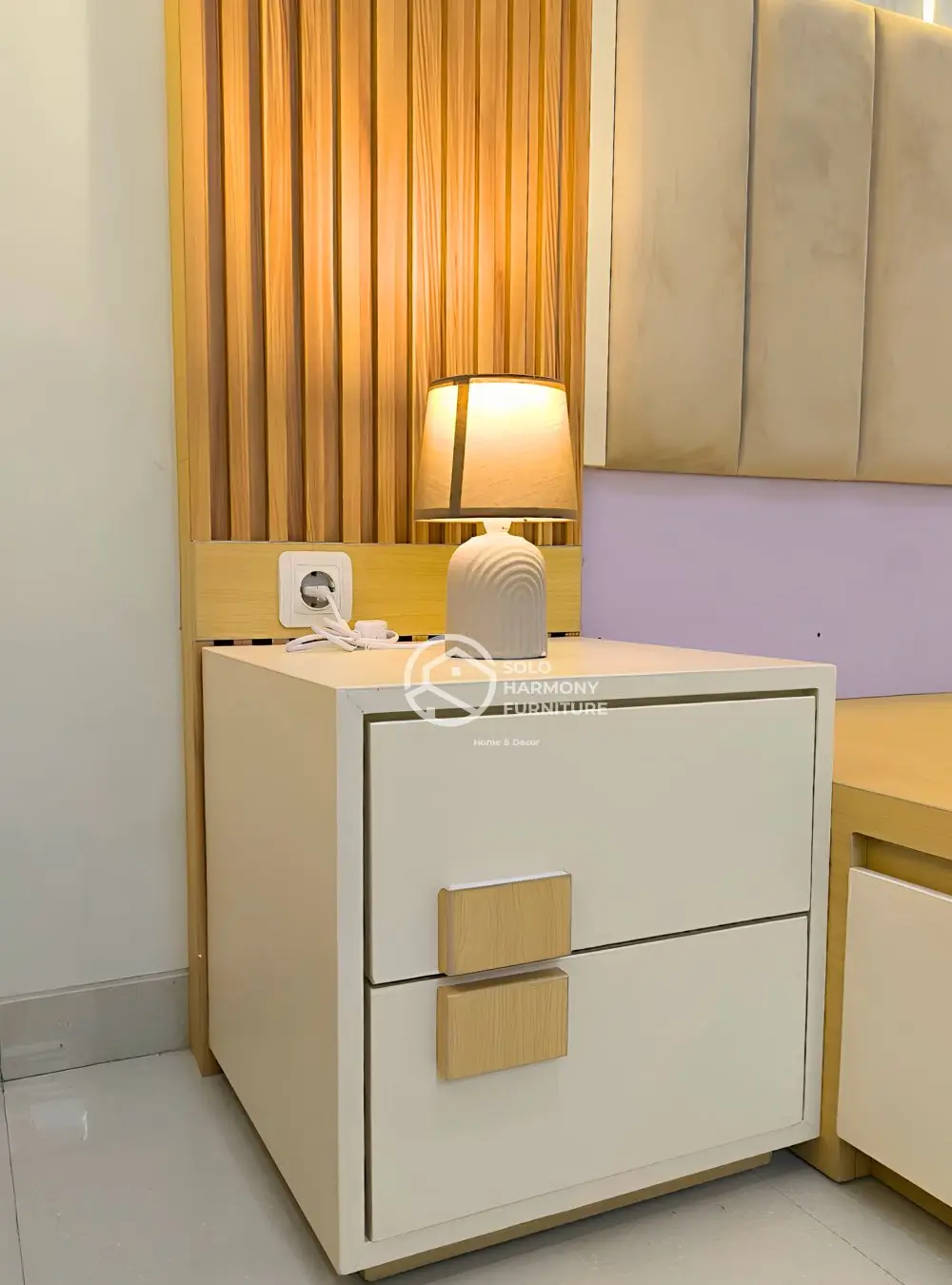 Set Kamar Tidur Utama Japandi Mewah — Interior foto 17 di Casablanca Signature Singopuran, Sukoharjo