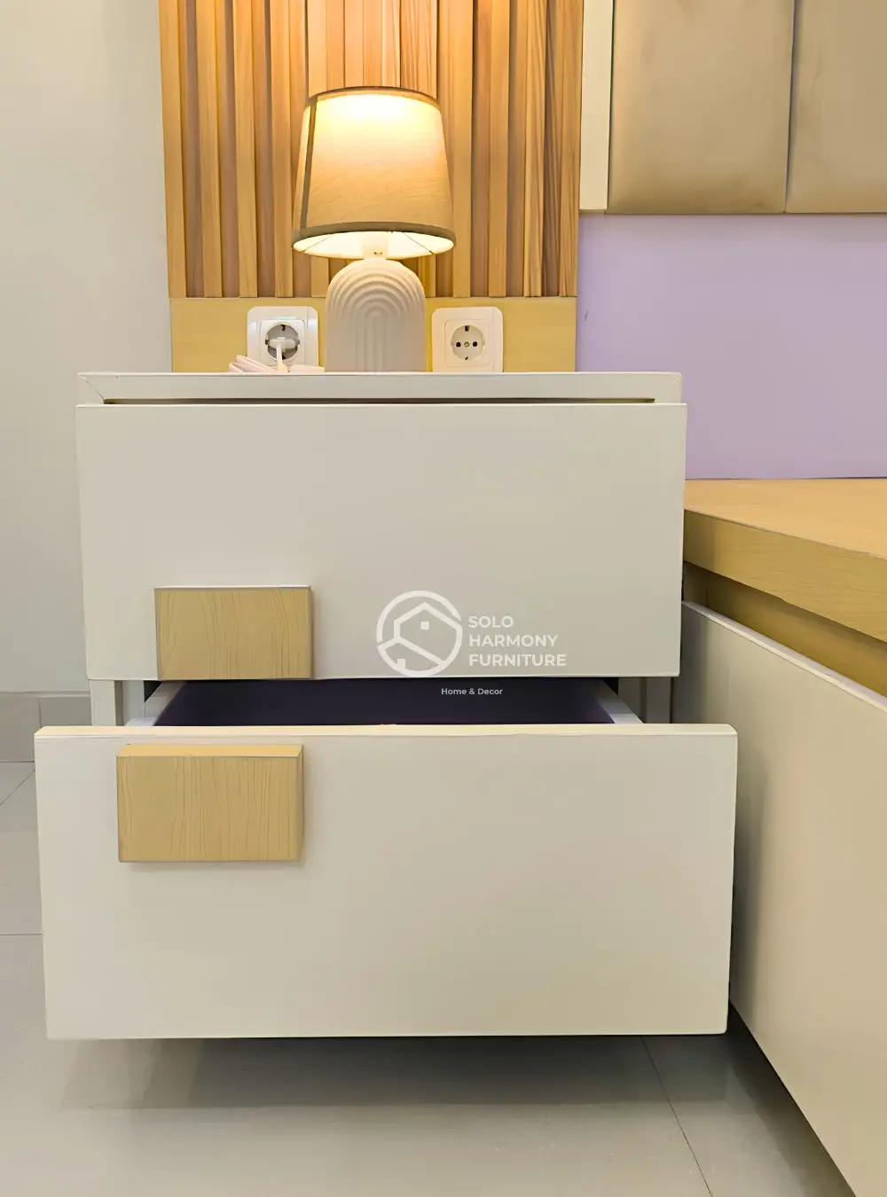 Set Kamar Tidur Utama Japandi Mewah — Interior foto 18 di Casablanca Signature Singopuran, Sukoharjo