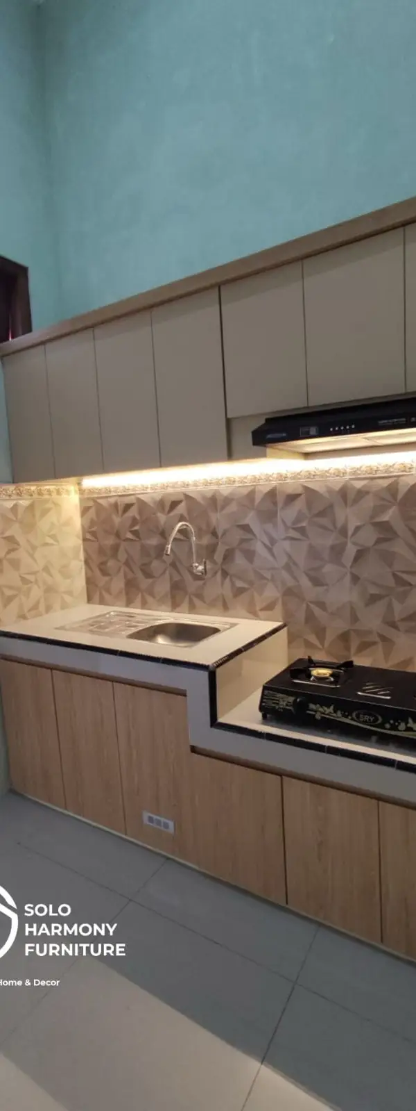 Kitchen Set Kitchenset Minimalis di Solo — Solo Harmony Furniture