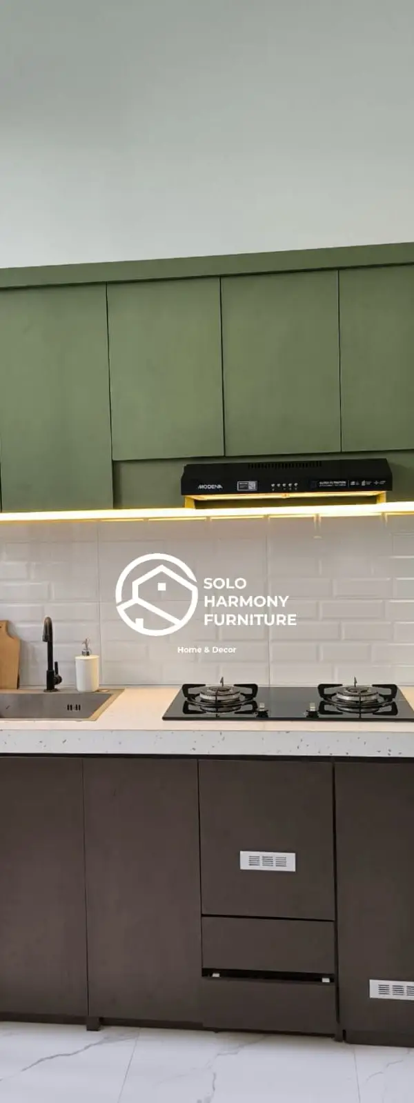 Kitchen Set Kitchenset Kontemporer di Klaten — Solo Harmony Furniture