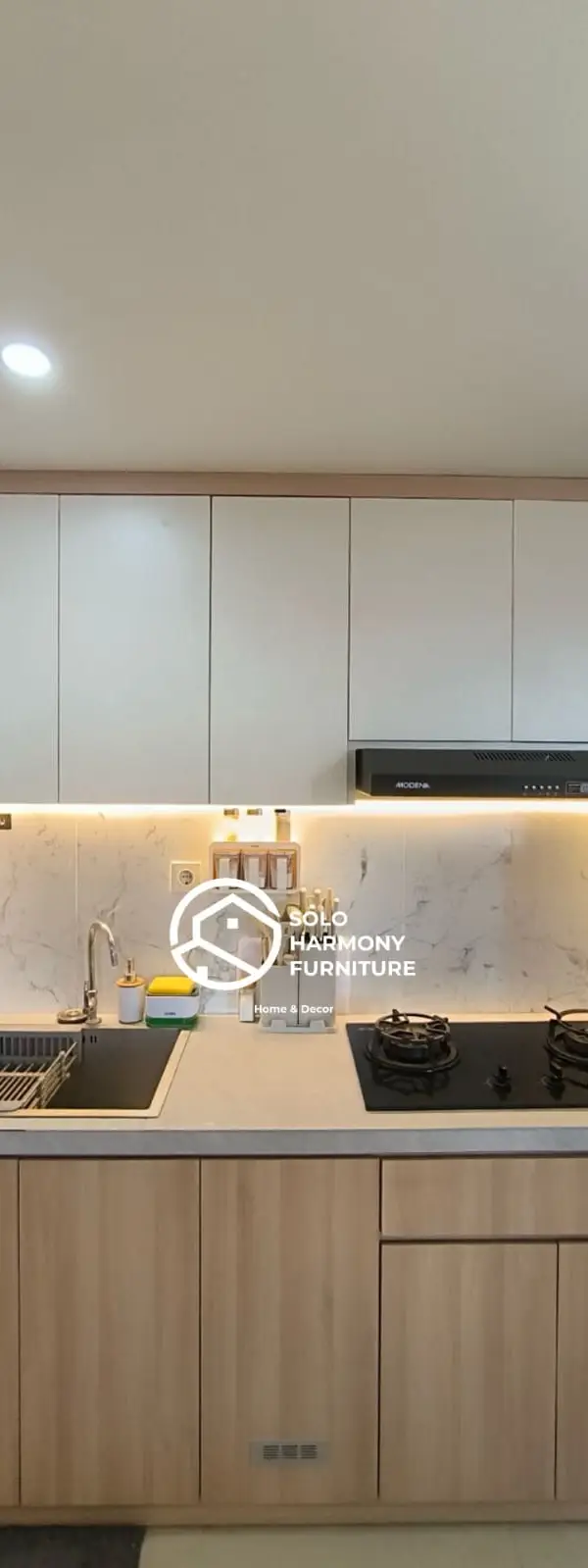 Kitchen Set Kitchenset Scandinavian Minimalis di Colomadu, Karanganyar — Solo Harmony Furniture