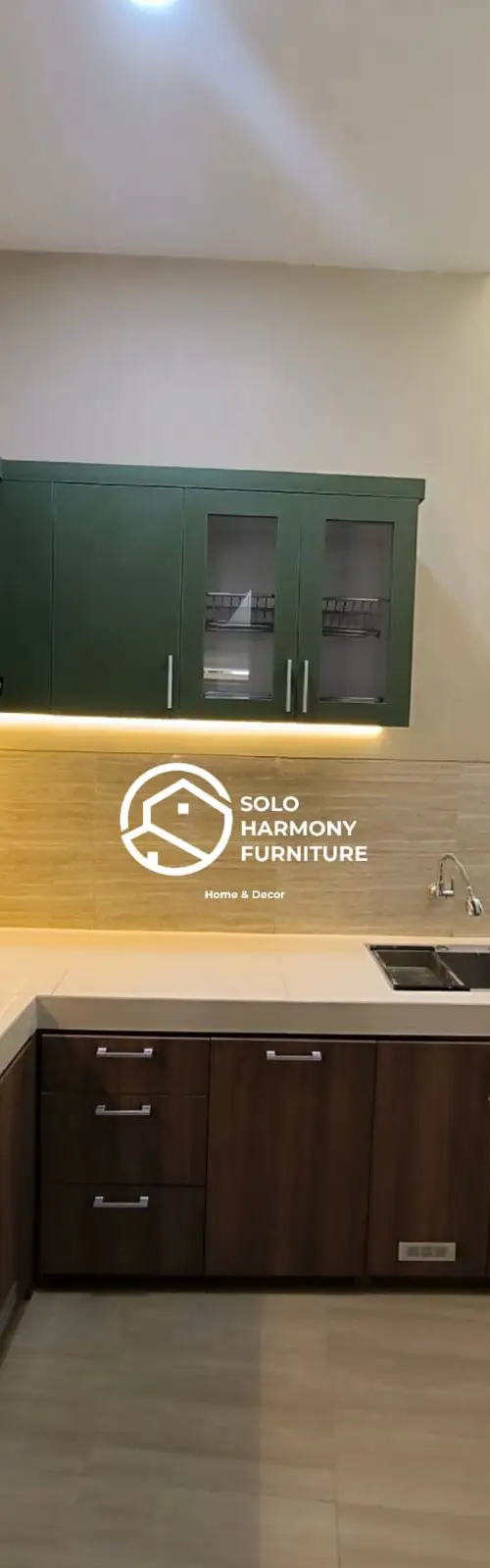 Kitchenset Kontemporer — Kitchen Set Solo · Solo Harmony Soloraya