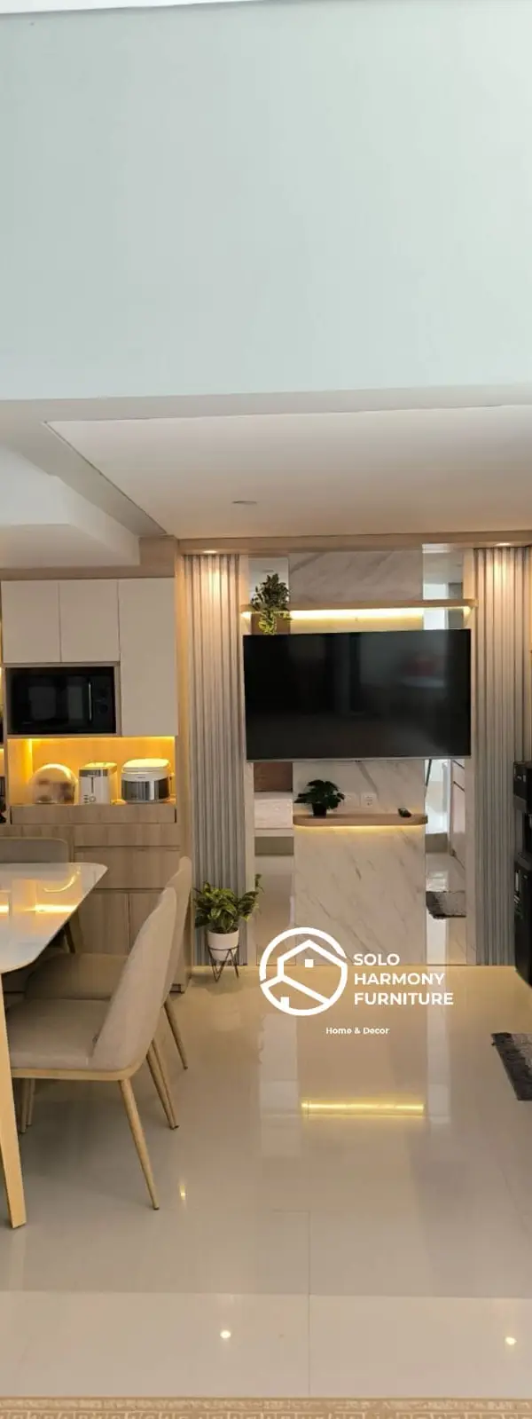 Interior Full Hunian compact! di Karanganyar — Solo Harmony Furniture
