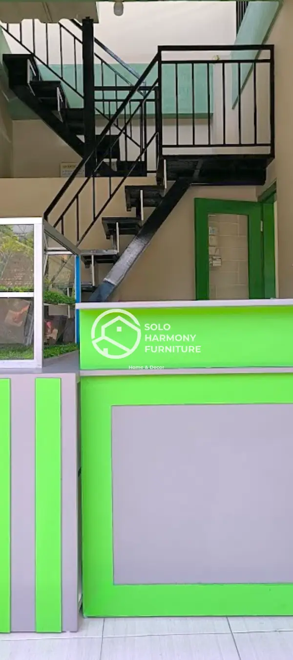 Interior Full Juice Booth di Laweyan, Surakarta — Solo Harmony Furniture