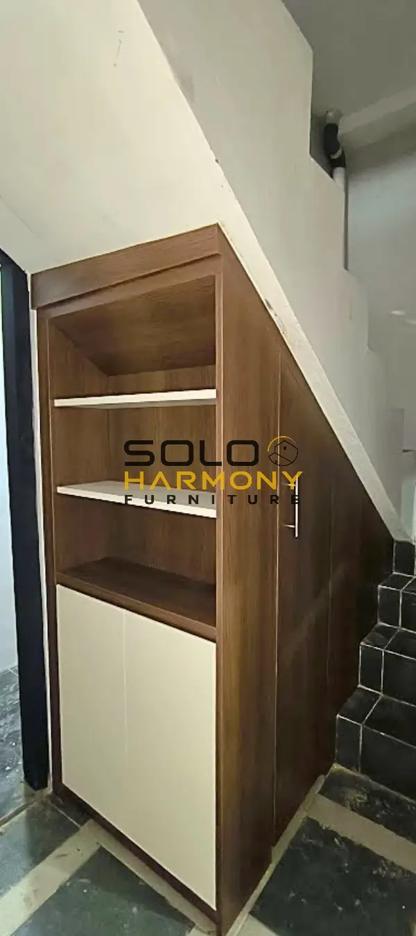 Ruang Bawah Tangga Kartasura — custom furniture Kartasura Solo Harmony
