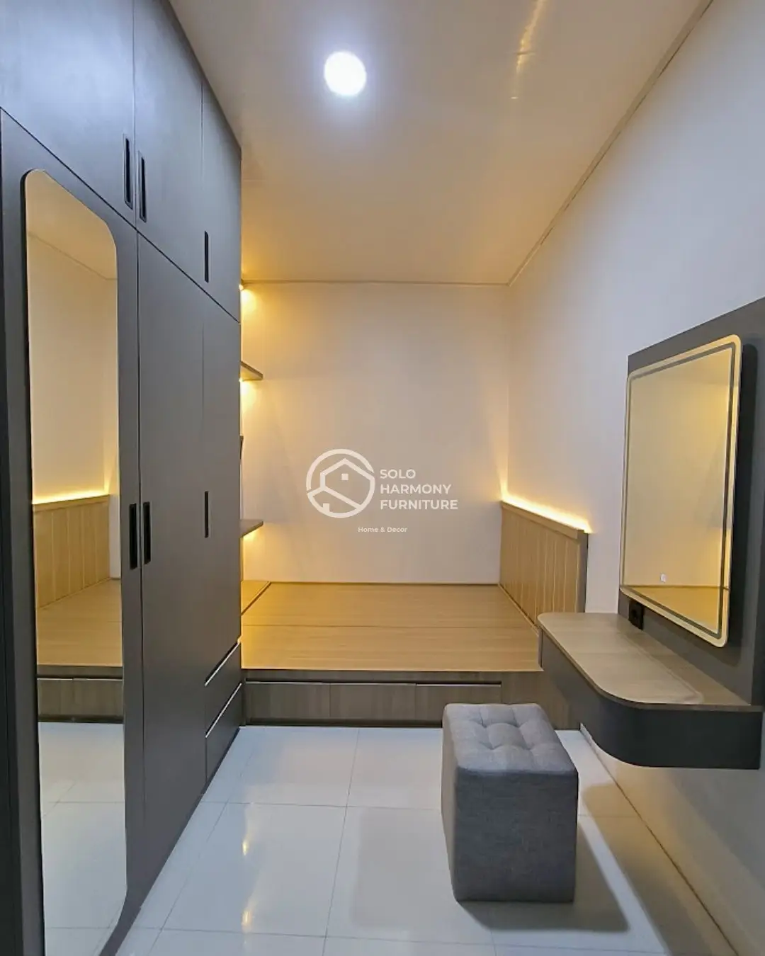 Interior Set Kamar Minimalis Modern di Boyolali — Solo Harmony Furniture