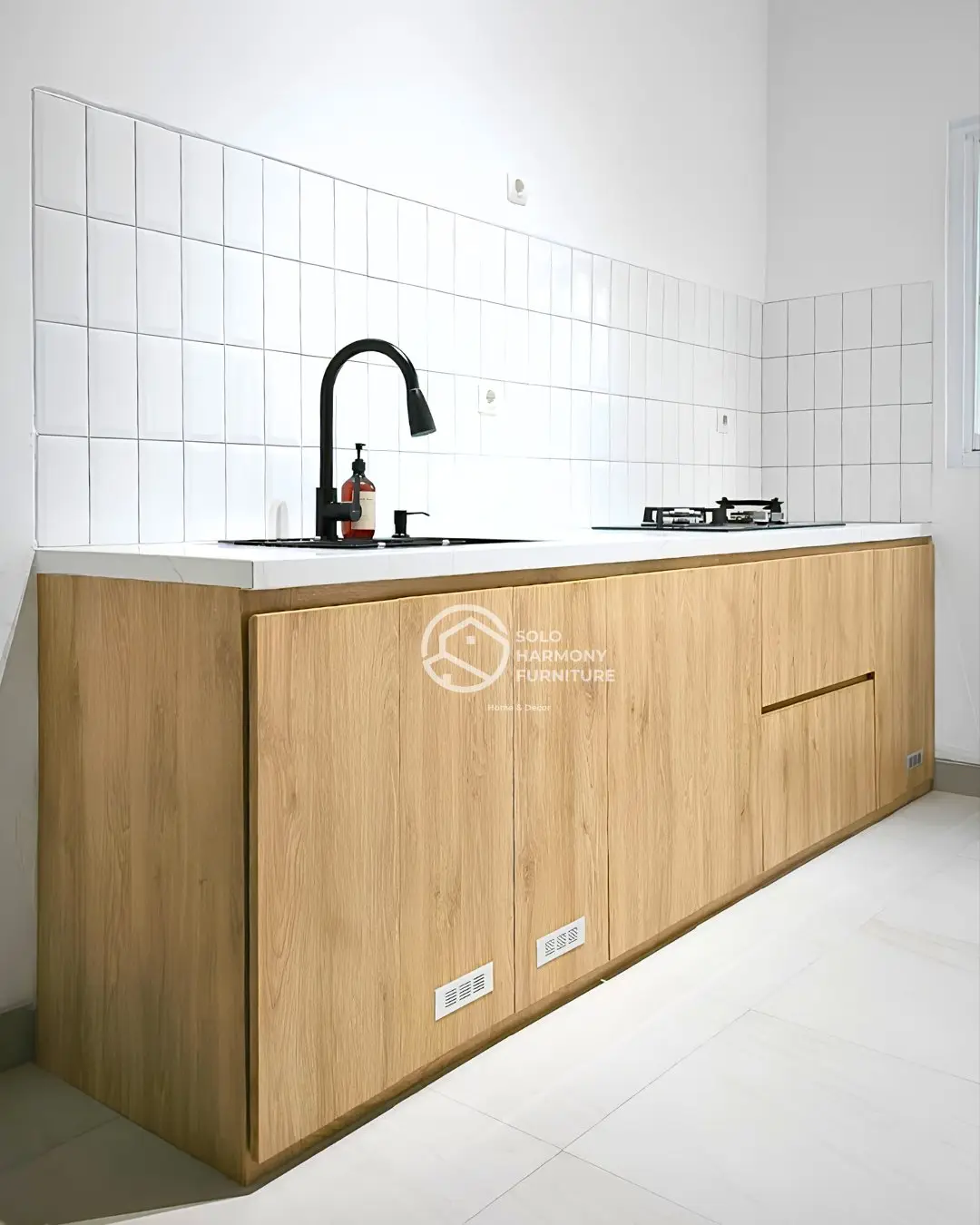Kitchen Set Kitchen Set Kayu Modern di Salatiga — Solo Harmony Furniture