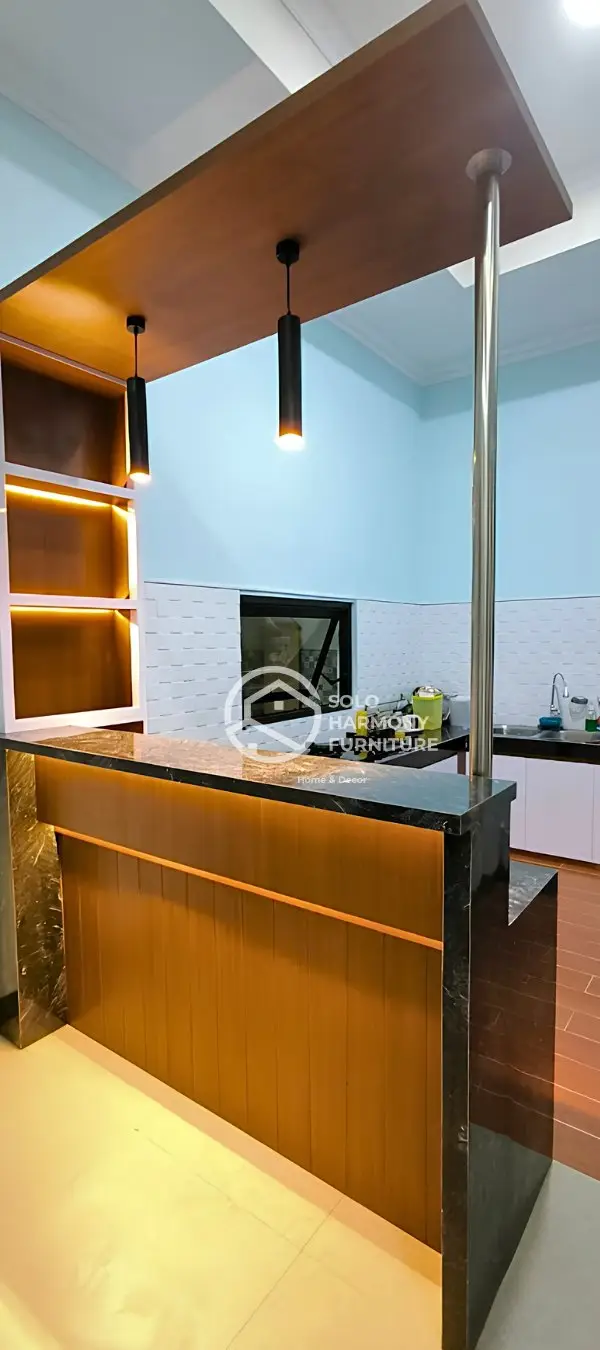 Modern Mini Bar & Kitchen Set — Kitchen Set di Solo Baru, Sukoharjo · Solo Harmony Furniture Soloraya
