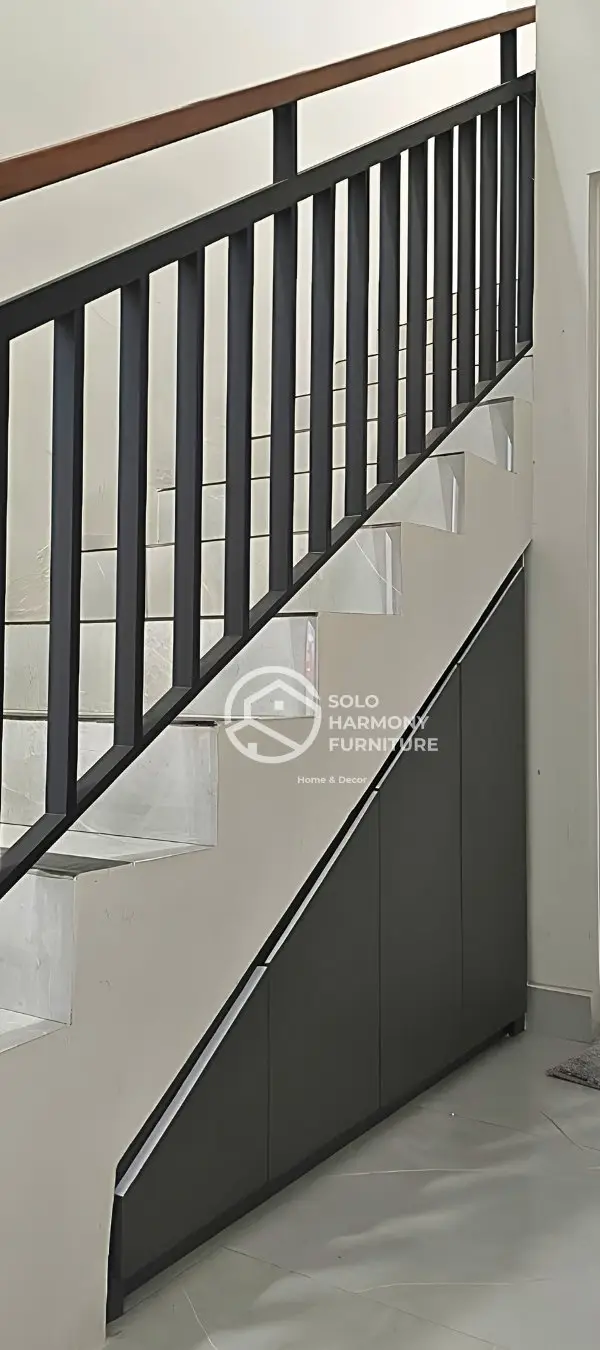 Interior custom Pintu Kusen Penutup Bawah Tangga  — Andri di Colomadu, Karanganyar · Solo Harmony Furniture Soloraya