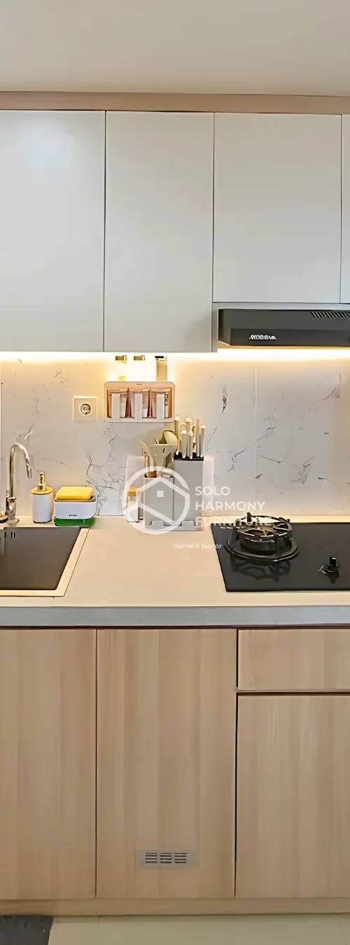 Kitchenset Scandinavian Minimalis — Kitchen Set Colomadu, Karanganyar · Solo Harmony Soloraya
