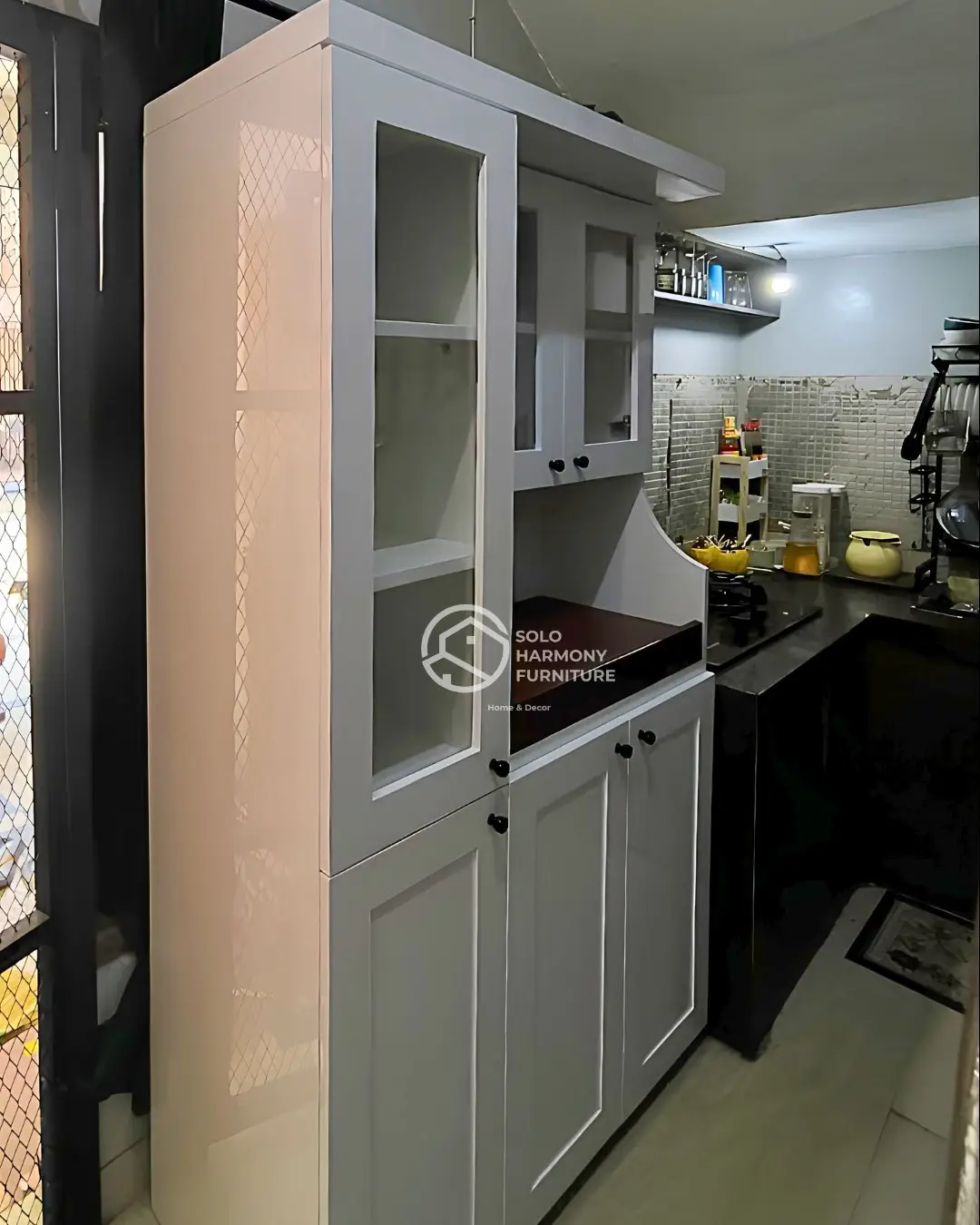 Lemari Custom Minimalist Pantry Cabinet di D'cendana, Colomadu, Karanganyar — Solo Harmony Furniture