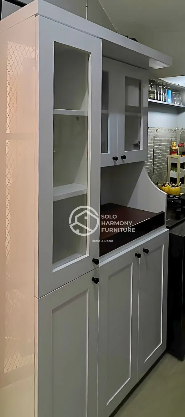 Lemari Custom Custom Minimalist Pantry Cabinet di D'cendana, Colomadu, Karanganyar — Solo Harmony Furniture