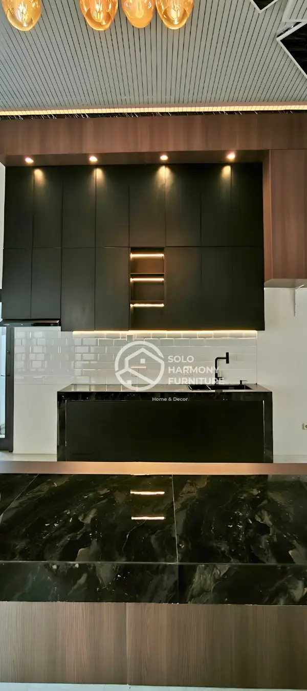 Kitchenset Kontemporer — Kitchen Set di Karanganyar · Solo Harmony Furniture Soloraya